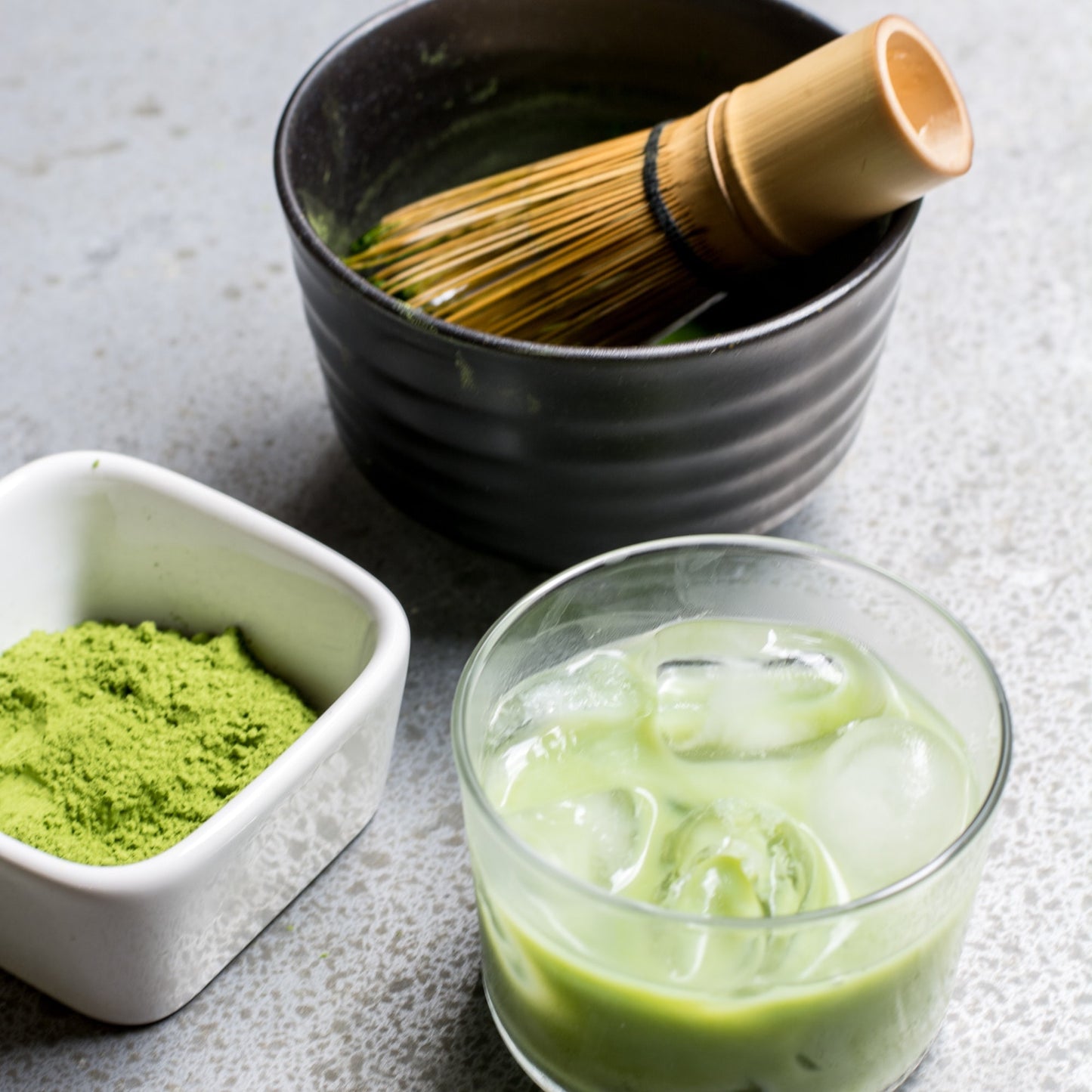 Bamboo matcha whisk set